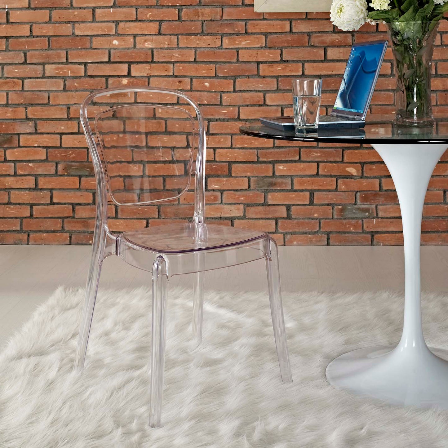 Modway Entreat Dining Side Chair - Clear | Dining Chairs