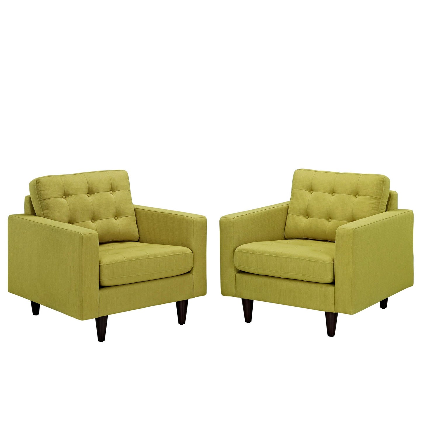 Modway Empress Armchair Upholstered - Set of 2 | Armchairs |