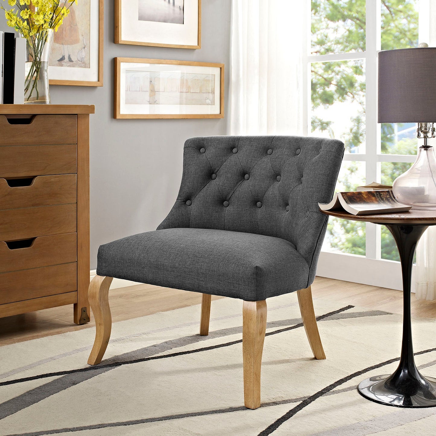 Royal Upholstered Fabric Armchair By Modway - EEI-1403 | Armchairs | Modishstore