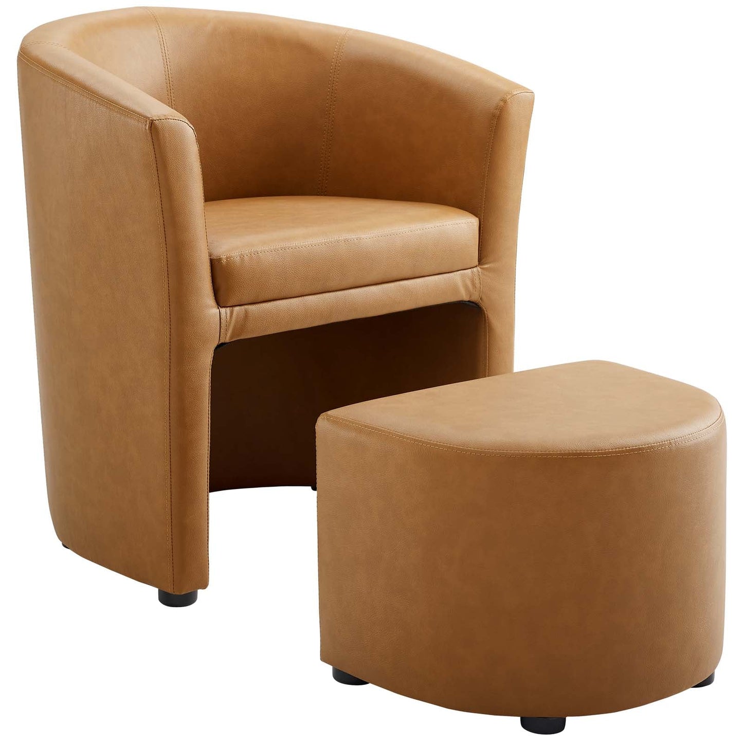 Divulge Armchair and Ottoman by Modway | Armchairs |