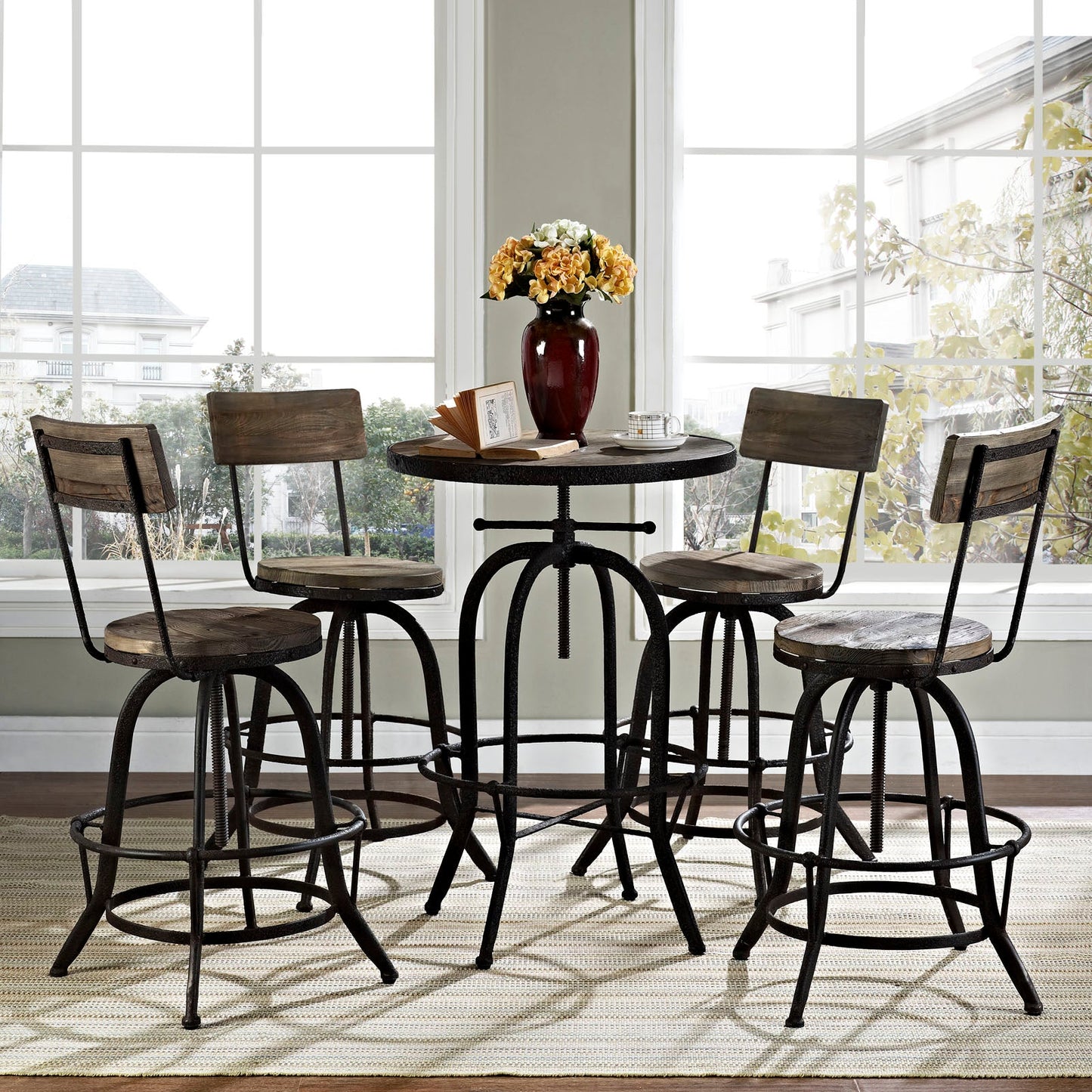 Gather 5 Piece Dining Set By Modway - EEI-1608 | Dining Sets
