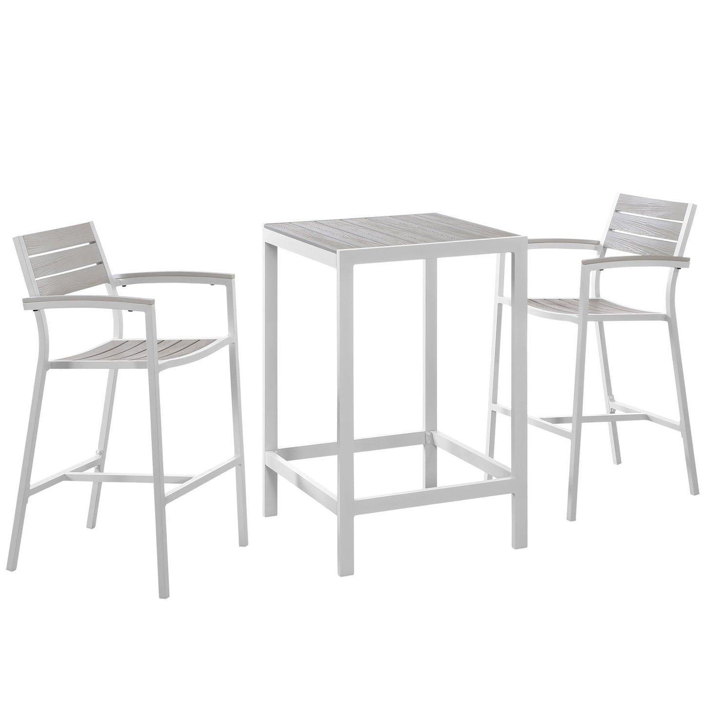 Modway Maine 3 Piece Outdoor Patio Dining Set - EEI-1754 | Outdoor Dining Set | Modishstore-14