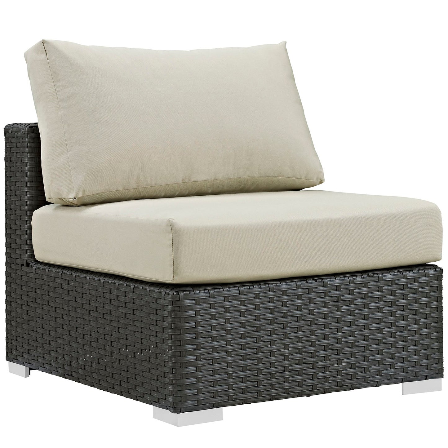 Modway Sojourn Outdoor Patio Fabric Armless | Outdoor Chairs | Modishstore-12