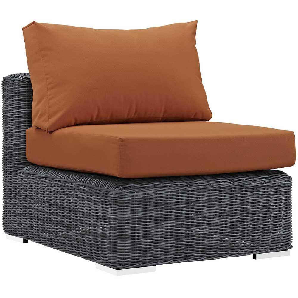 Modway Summon Outdoor Patio Armless | Outdoor Chairs | Modishstore-3