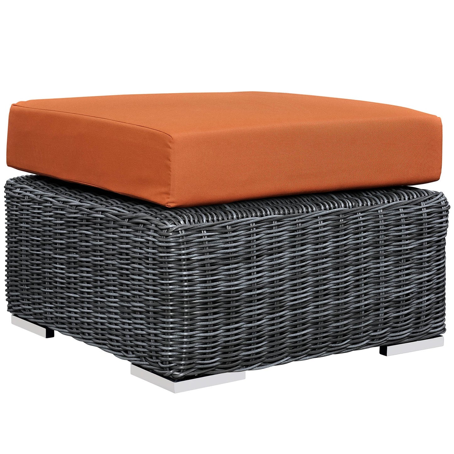 Summon Outdoor Patio Sunbrella Ottoman By Modway - EEI-1869 | Outdoor Ottomans | Modishstore - 5