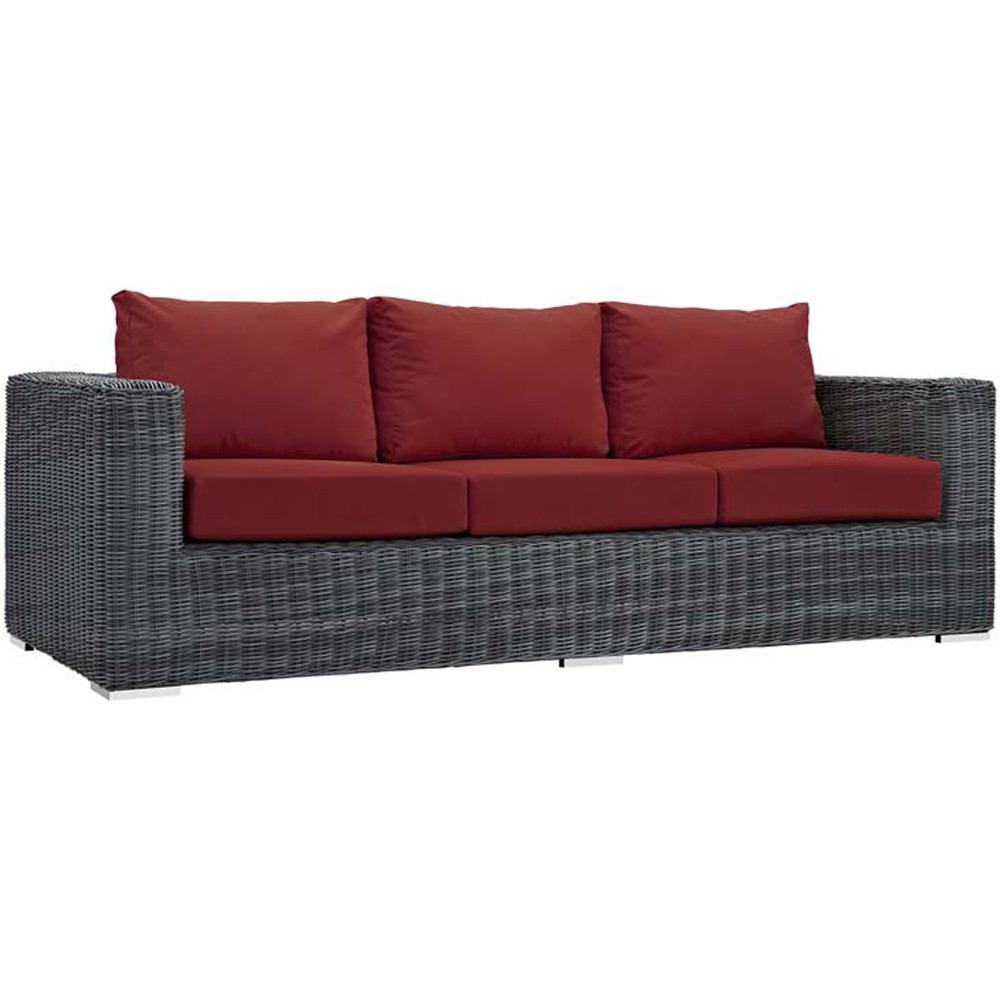 Modway Summon Outdoor Patio Sofa | Outdoor Sofas, Loveseats & Sectionals | Modishstore-4