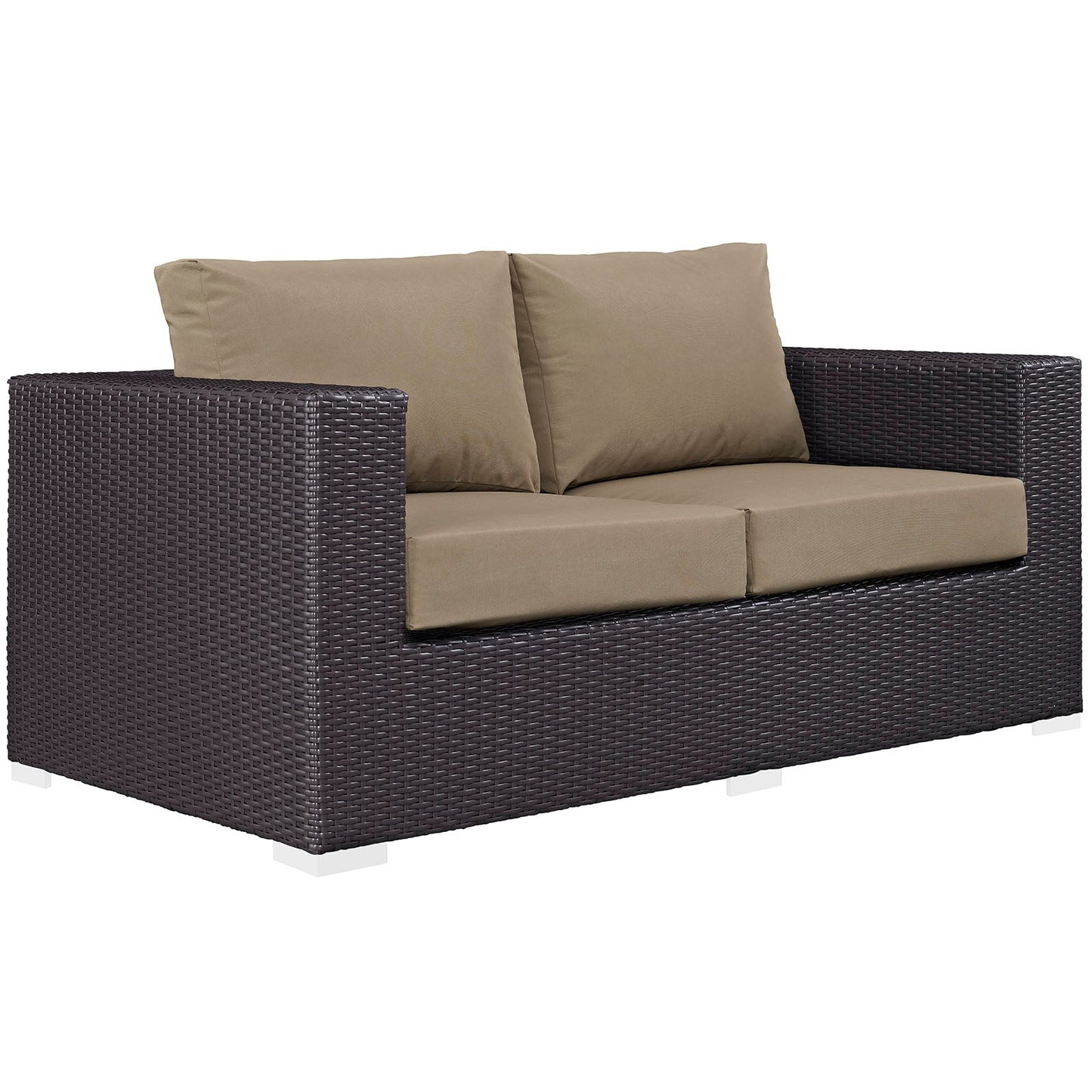 Modway Convene Outdoor Patio Loveseat | Outdoor Sofas, Loveseats & Sectionals |