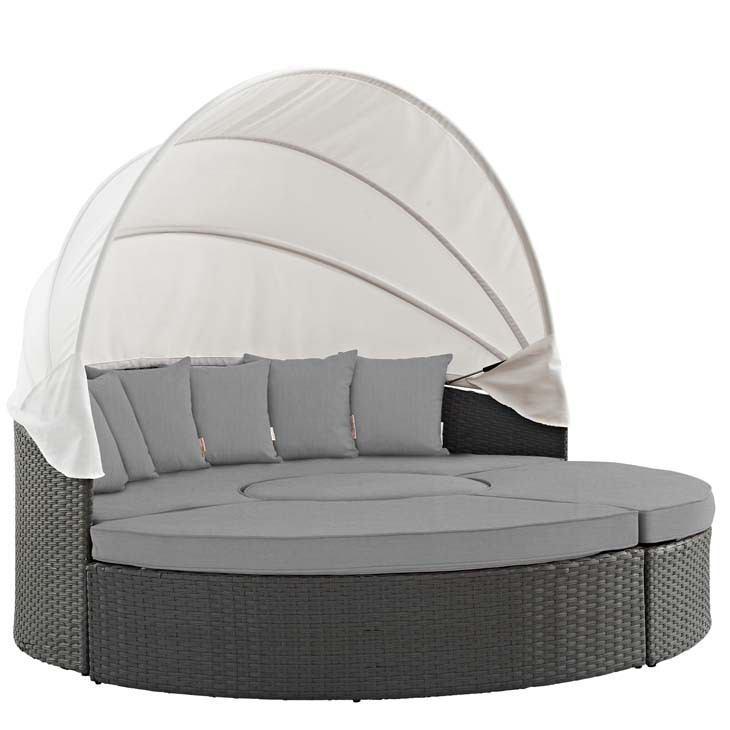 Modway Sojourn Outdoor Patio Sunbrella Daybed - EEI-1986 | Outdoor Patio Daybed | Modishstore-4