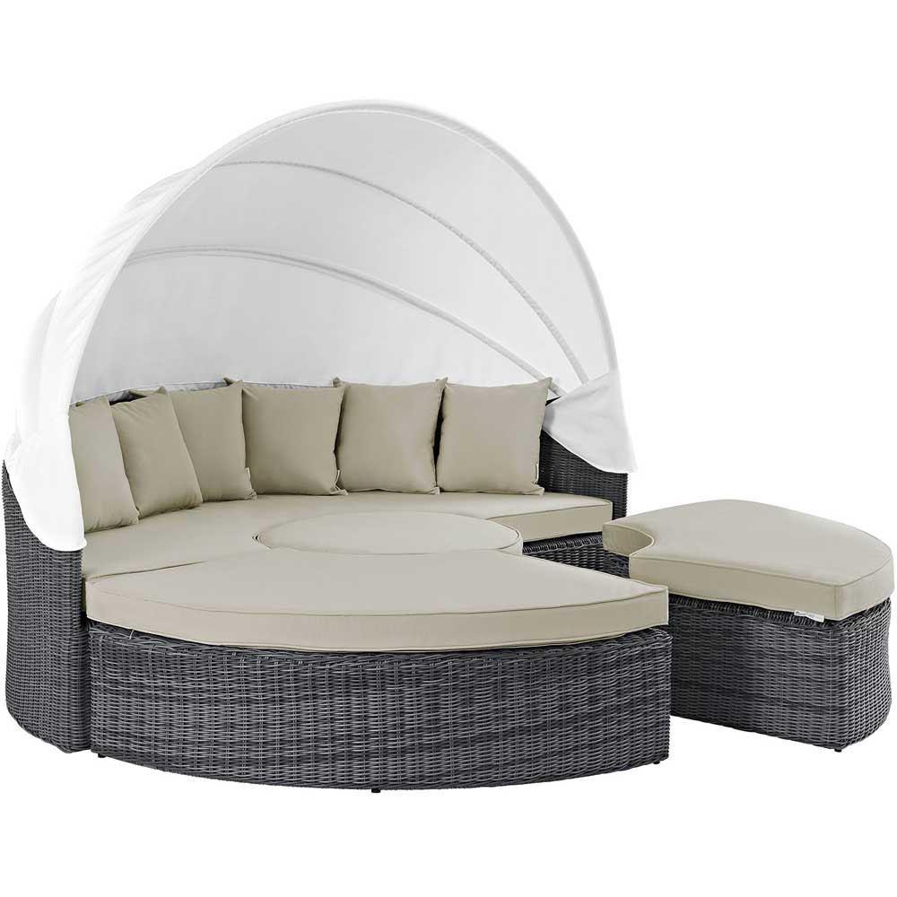Modway Summon Canopy Outdoor Patio Daybed | Outdoor Patio Daybed | Modishstore-2