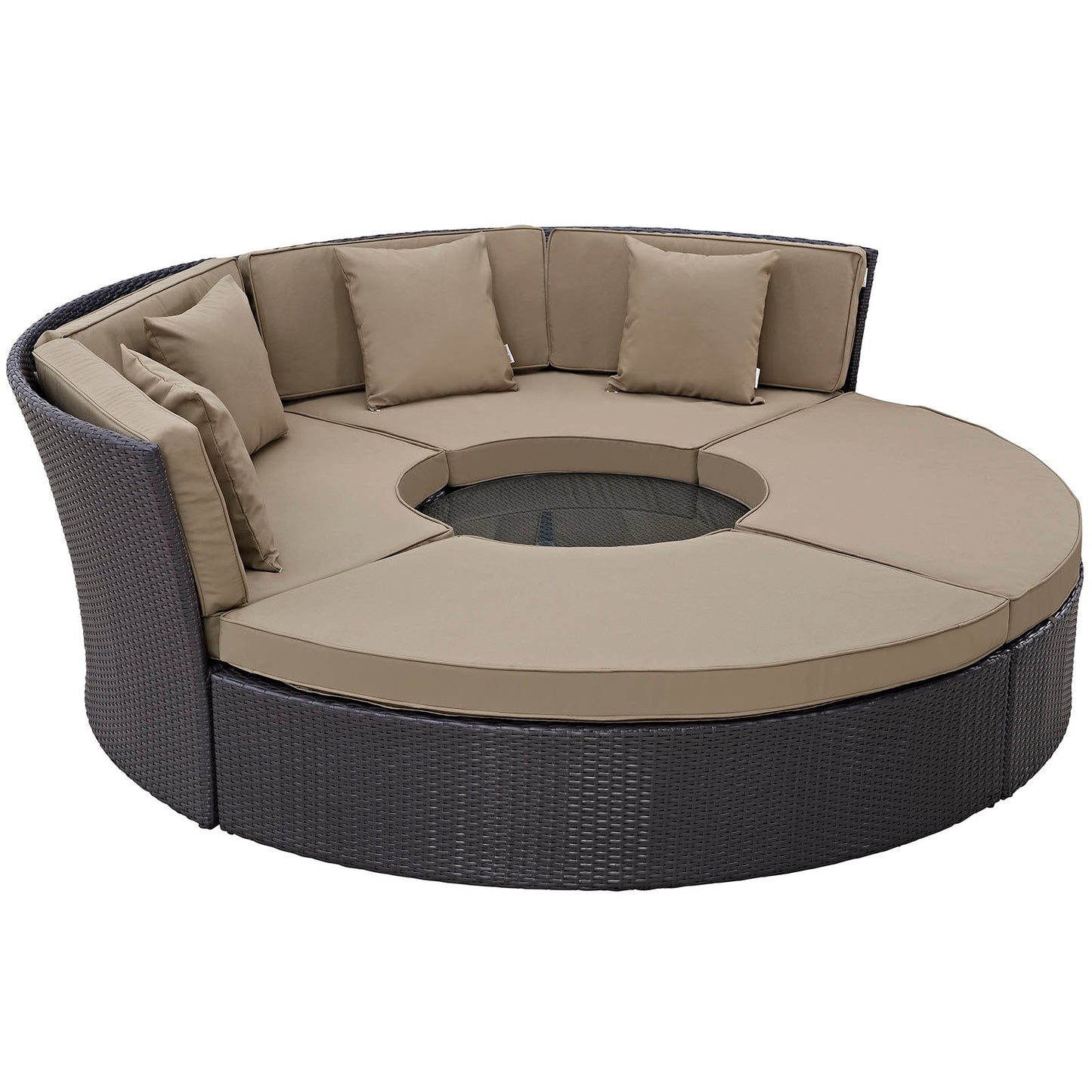Convene Circular Outdoor Patio Daybed Set By Modway - EEI-2171 | Outdoor Patio Daybed - 2