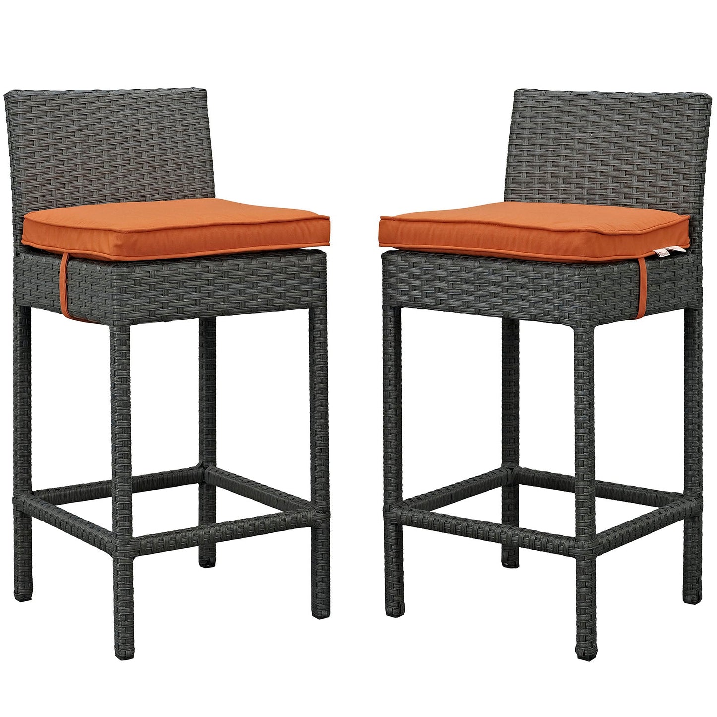 Sojourn 2 Piece Outdoor Patio Sunbrella® Pub Set By Modway - EEI-2195 | Bar Stools | Modishstore - 5