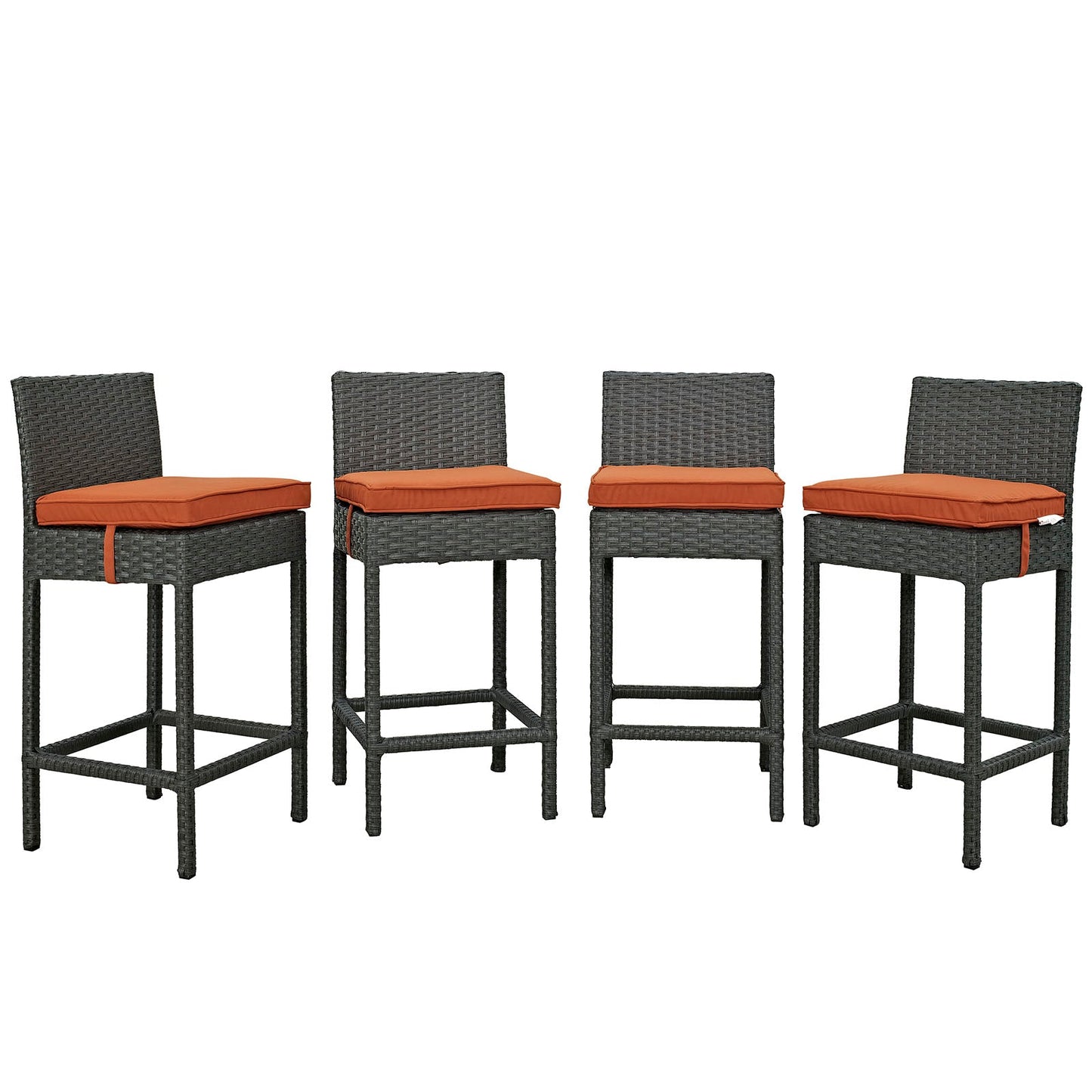 Sojourn 4 Piece Outdoor Patio Sunbrella® Pub Set By Modway - EEI-2196 | Bar Stools | Modishstore - 5