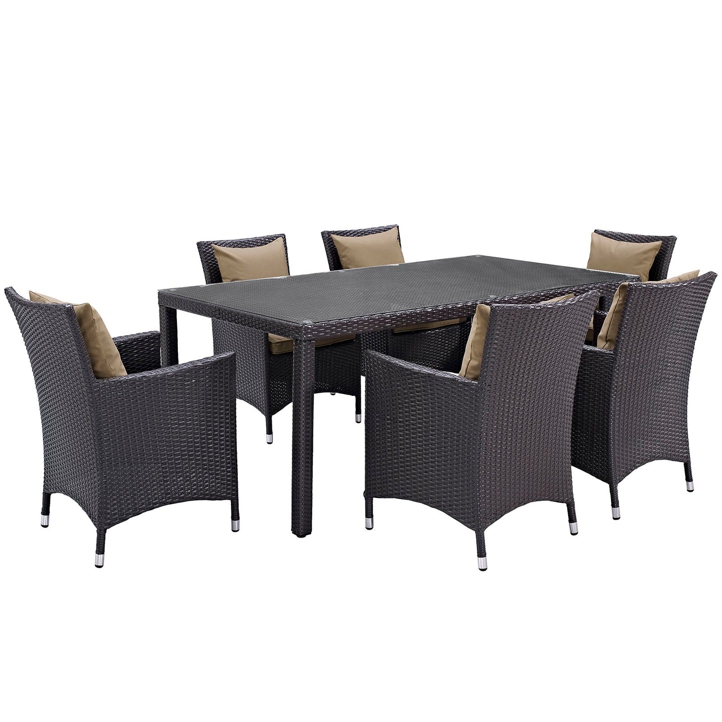 Modway Convene 7 Piece Outdoor Patio Dining Set - EEI-2199 | Outdoor Dining Set |