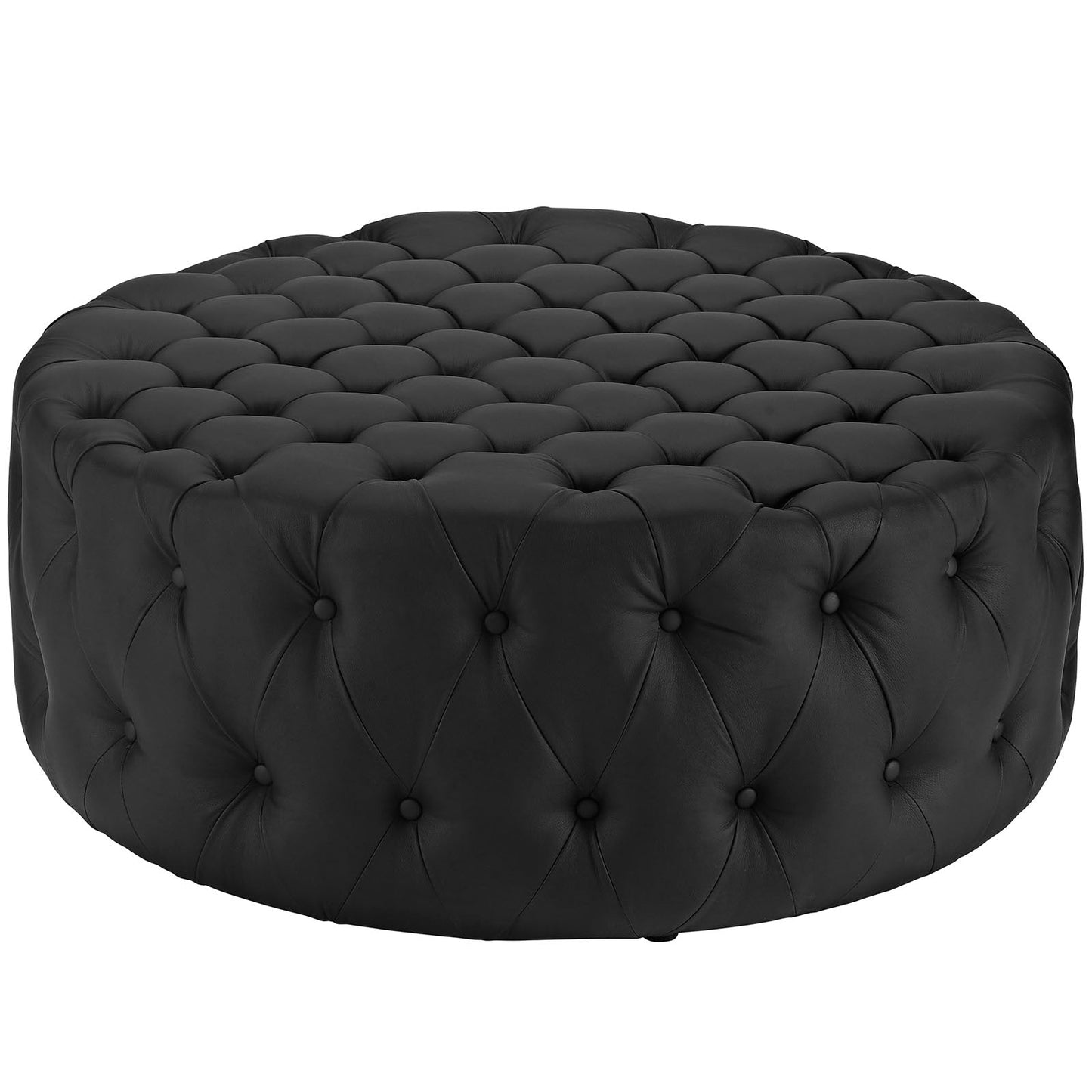 Modway Amour Upholstered Vinyl Ottoman | Ottomans |