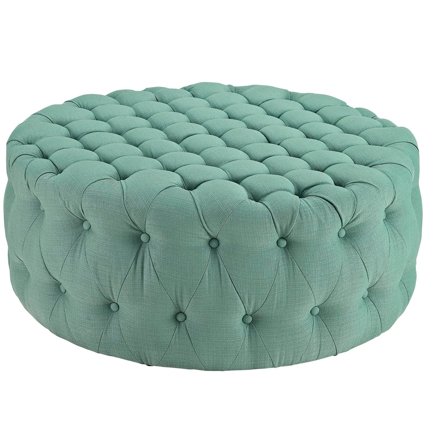 Modway Amour Upholstered Fabric Ottoman | Ottomans |