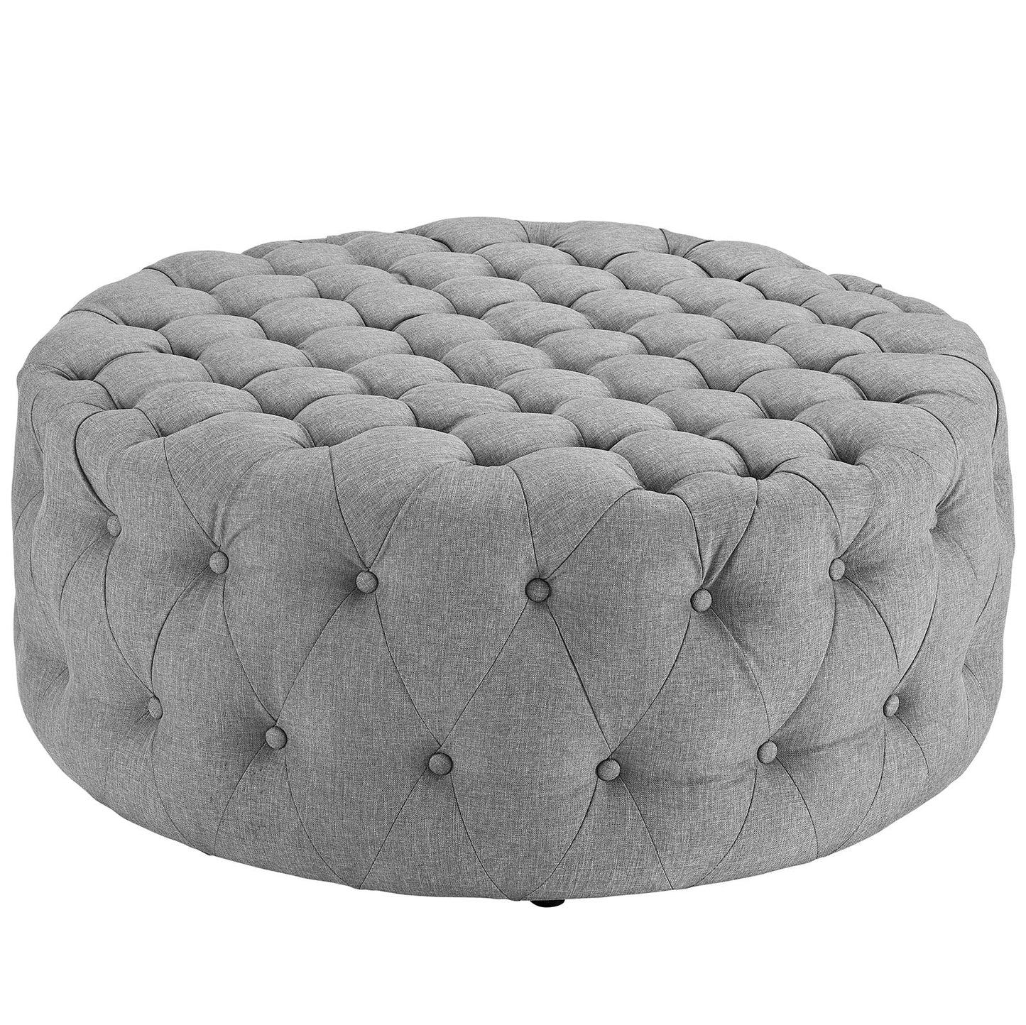 Modway Amour Upholstered Fabric Ottoman | Ottomans |
