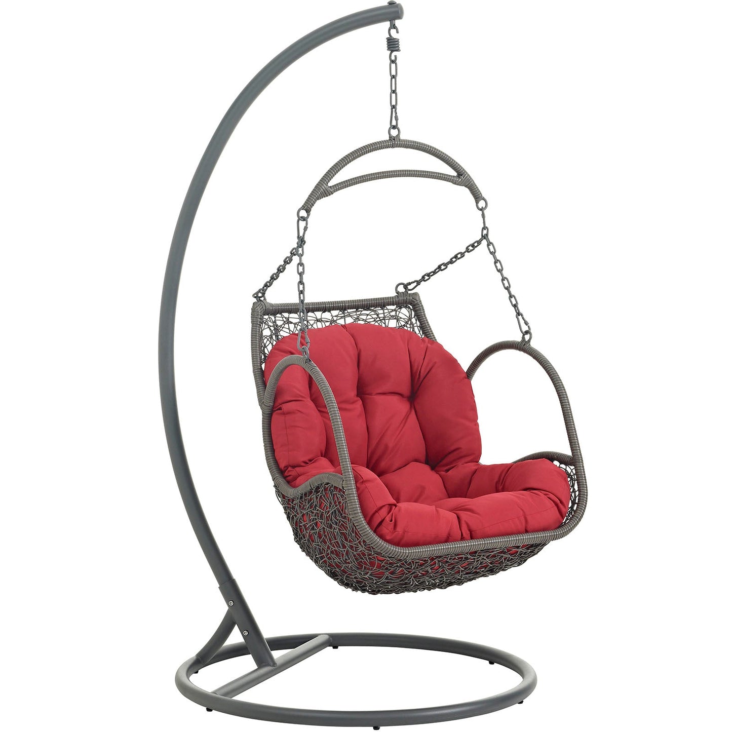 Modway Arbor Outdoor Patio Wood Swing Chair | Outdoor Porch Swings |