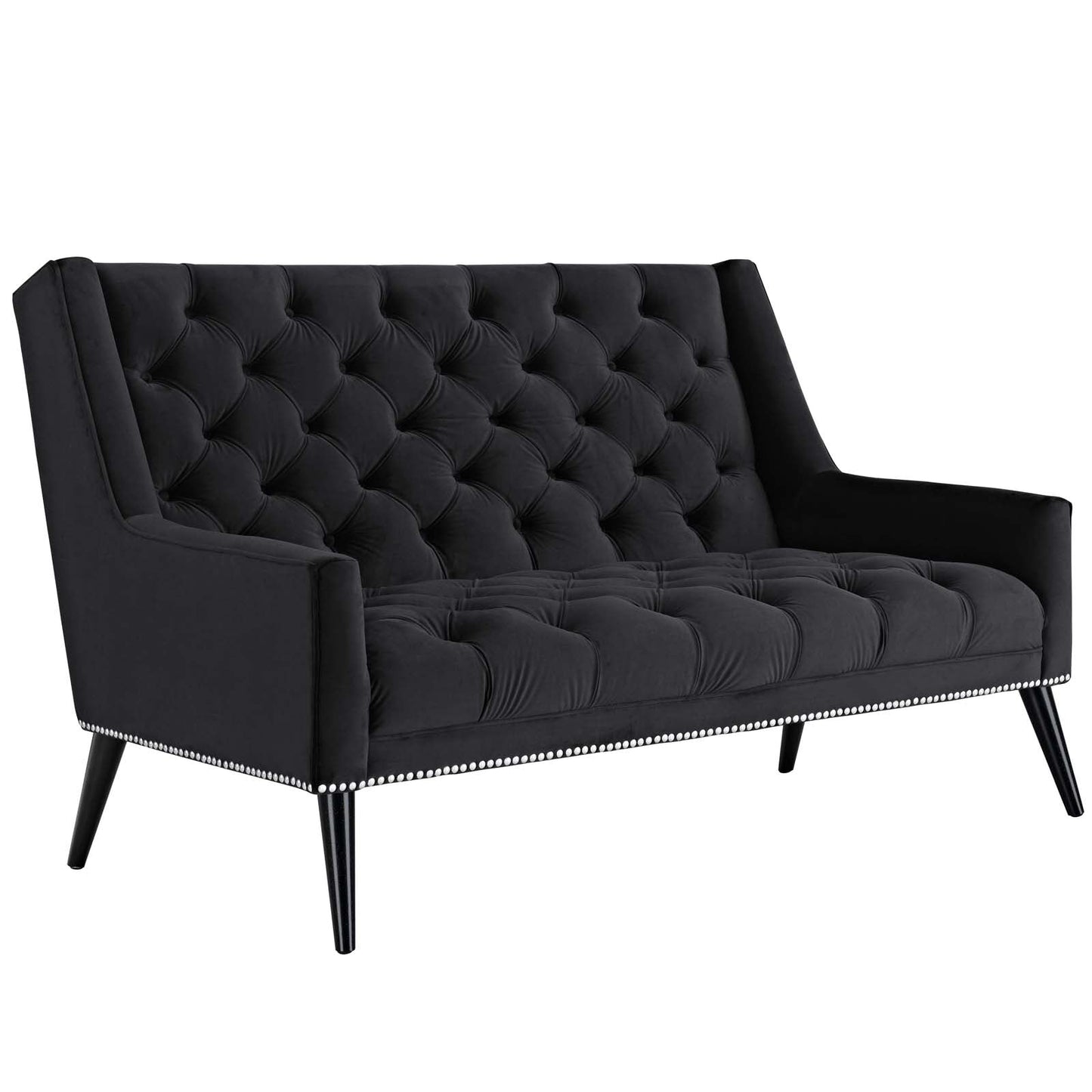 Modway Peruse Velvet Loveseat | Loveseats | Modishstore-19