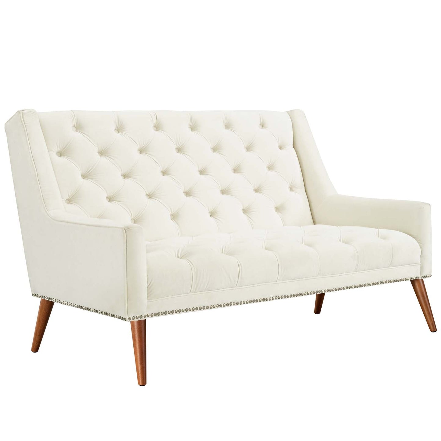 Modway Peruse Velvet Loveseat - EEI-2462 - Ivory