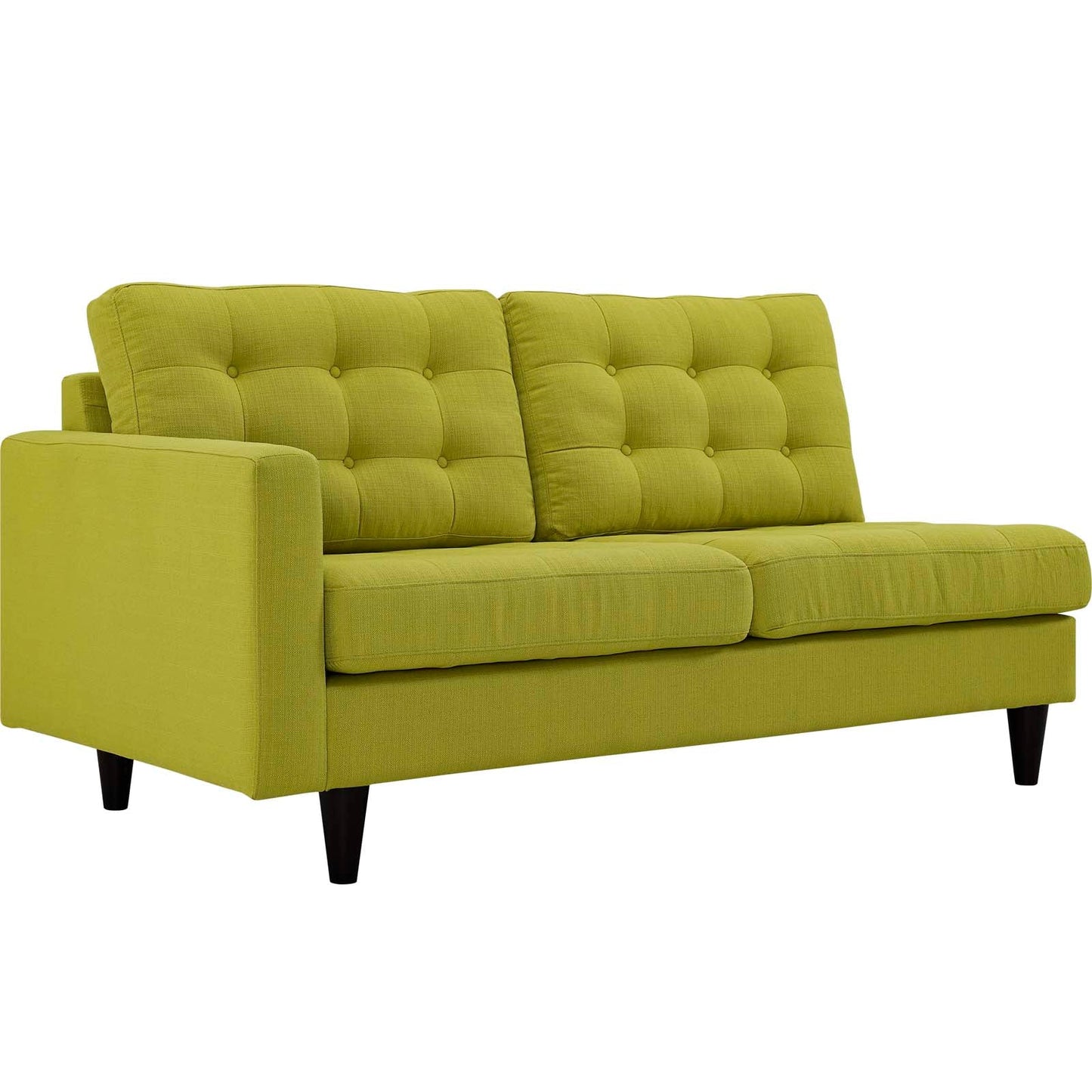 Modway Empress Left-Facing Upholstered Fabric Loveseat | Loveseats |