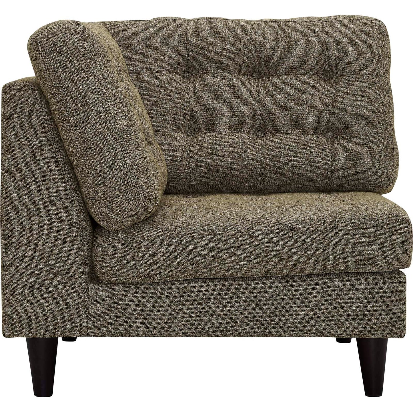 Modway Empress Upholstered Fabric Corner Sofa | Sofas |