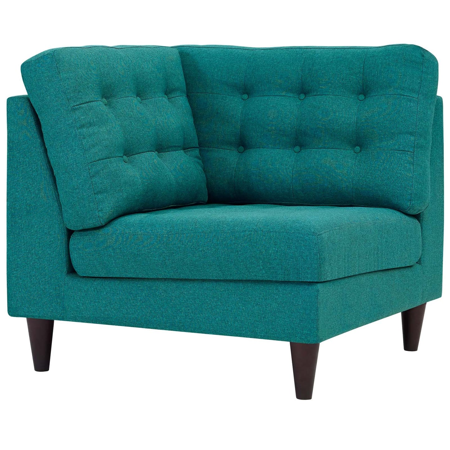 Modway Empress Upholstered Fabric Corner Sofa | Sofas |