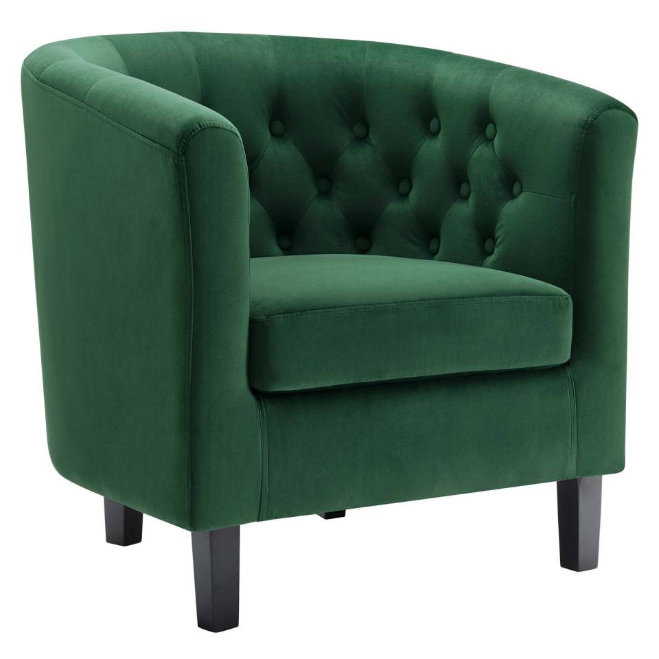 Modway Prospect Performance Velvet Armchair | Armchairs | Modishstore-2