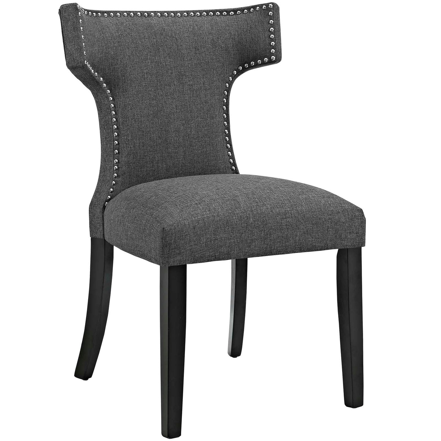 Modway Curve Dining Side Chair Fabric Set of 2 | Dining Chairs |
