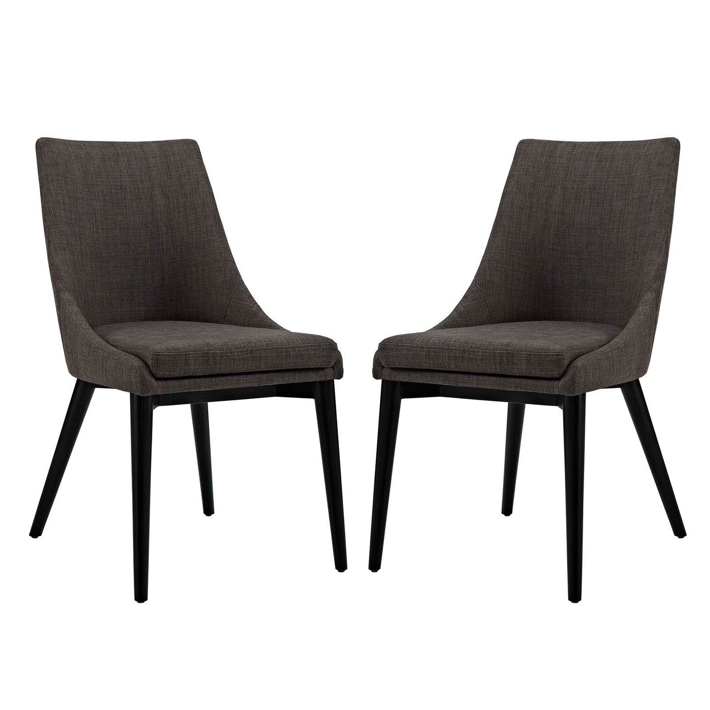 Modway Viscount Set of 2 Fabric Dining Side Chair | Dining Chairs | Modishstore-7