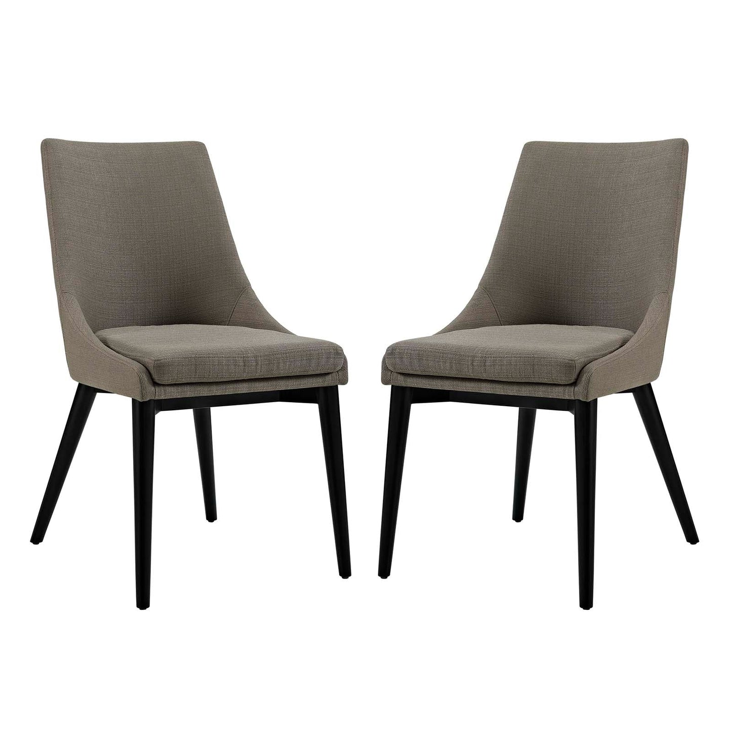 Modway Viscount Set of 2 Fabric Dining Side Chair | Dining Chairs | Modishstore-4