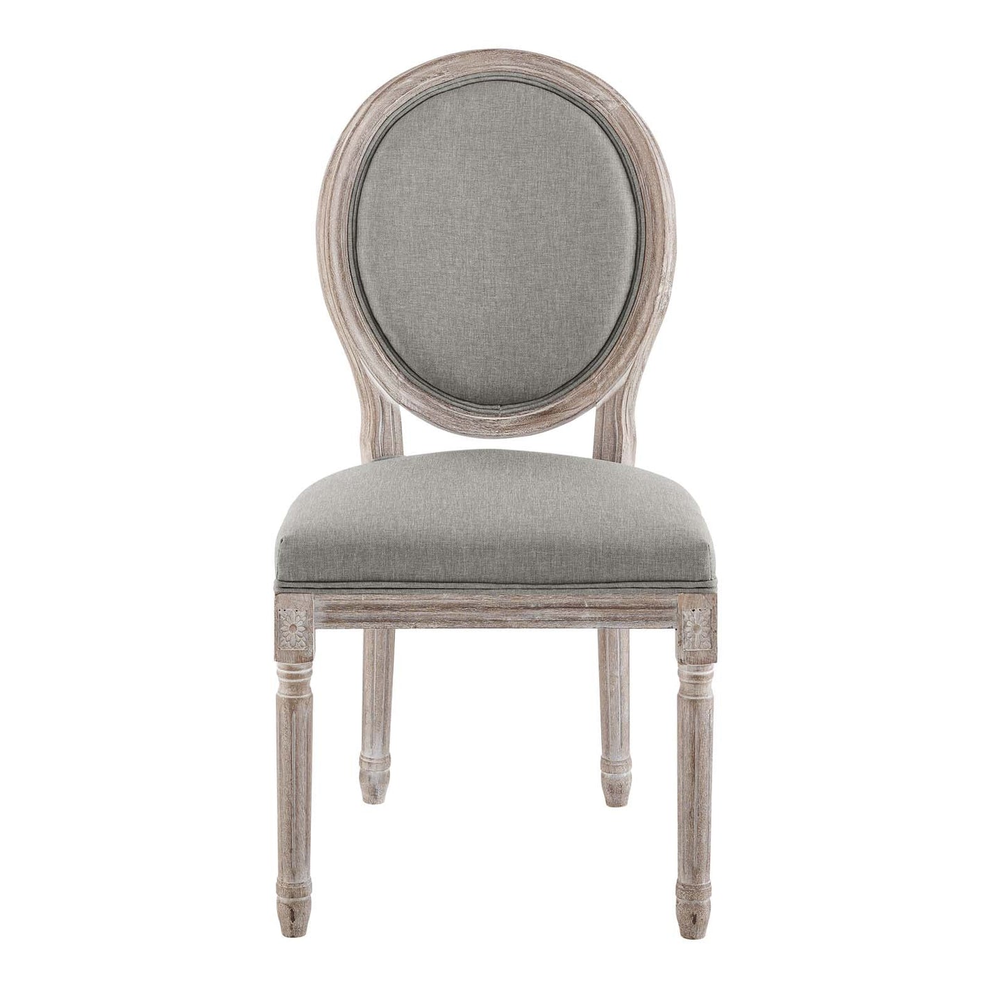 Modway Emanate Vintage French Upholstered Fabric Dining Side Chair | Dining Chairs |