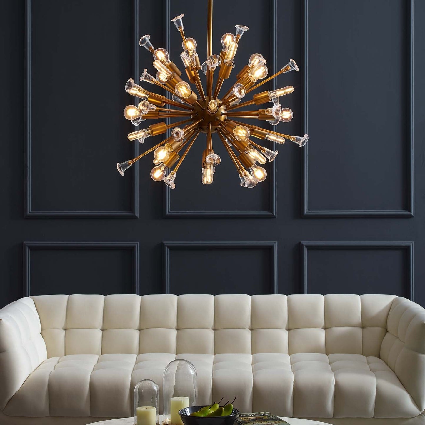 Modway Burst Ceiling Light Pendant Chandelier | Chandeliers