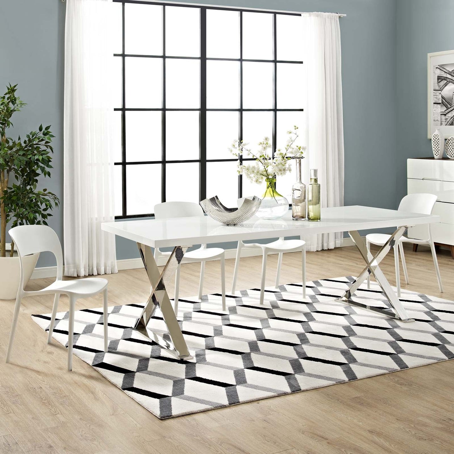 Modway Sector Dining Table | Dining Tables | Modishstore
