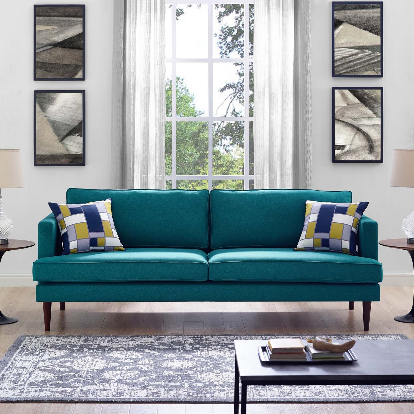 Modway Agile Upholstered Fabric Sofa | Sofas |