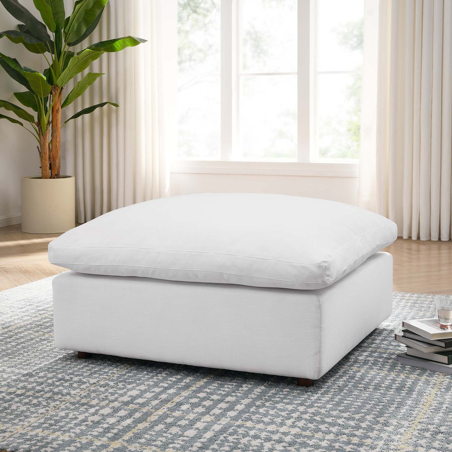 Commix Down Filled Overstuffed Ottoman By Modway - EEI-3318 | Ottomans