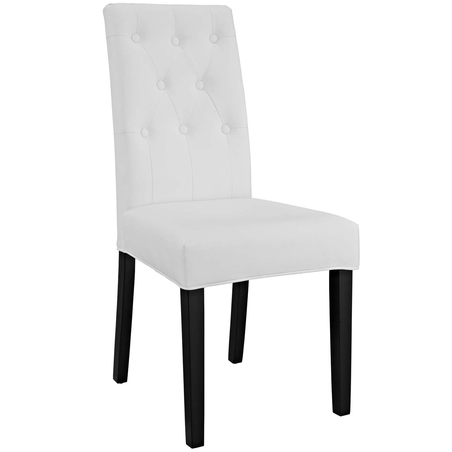Modway Confer Dining Side Chair Vinyl Set of 2 | Dining Chairs |