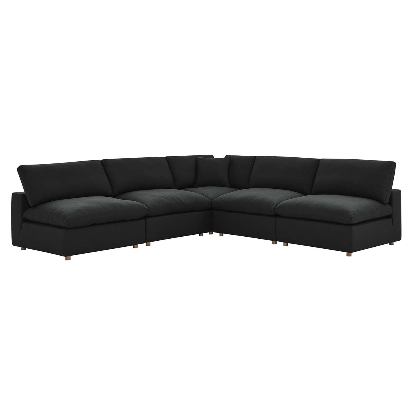 Modway's Modern Commix Down Filled Overstuffed 5 Piece Sectional Sofa Set - EEI-3360 | Sofa Set | Modishstore-6