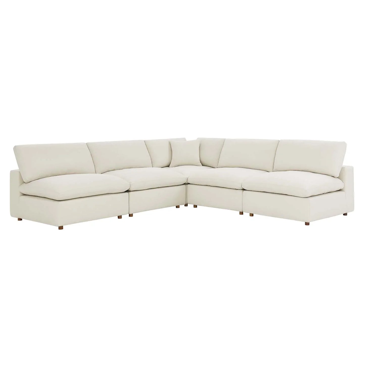Modway's Modern Commix Down Filled Overstuffed 5 Piece Sectional Sofa Set - EEI-3360 | Sofa Set | Modishstore-5