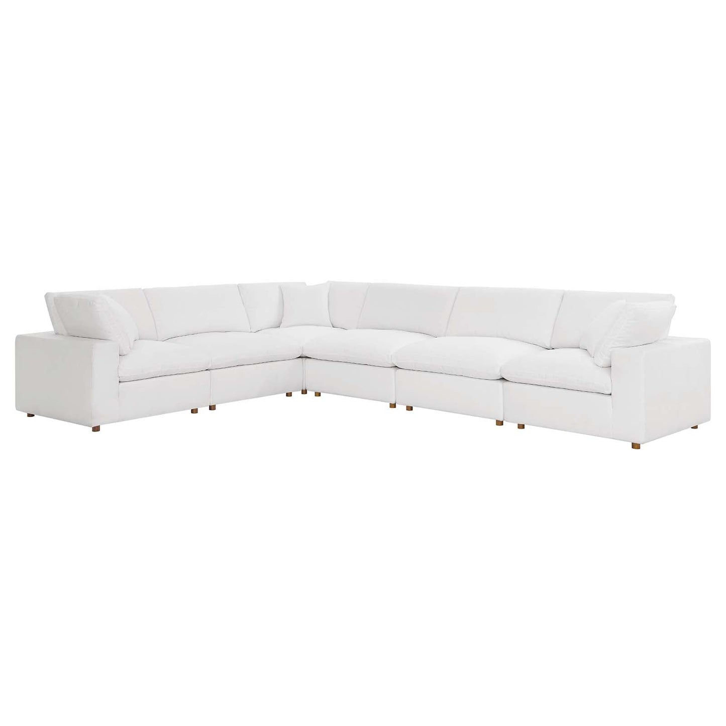 Commix Down Filled Overstuffed 6 Piece Sectional Sofa Set By Modway - EEI-3361 | Sectional - 4