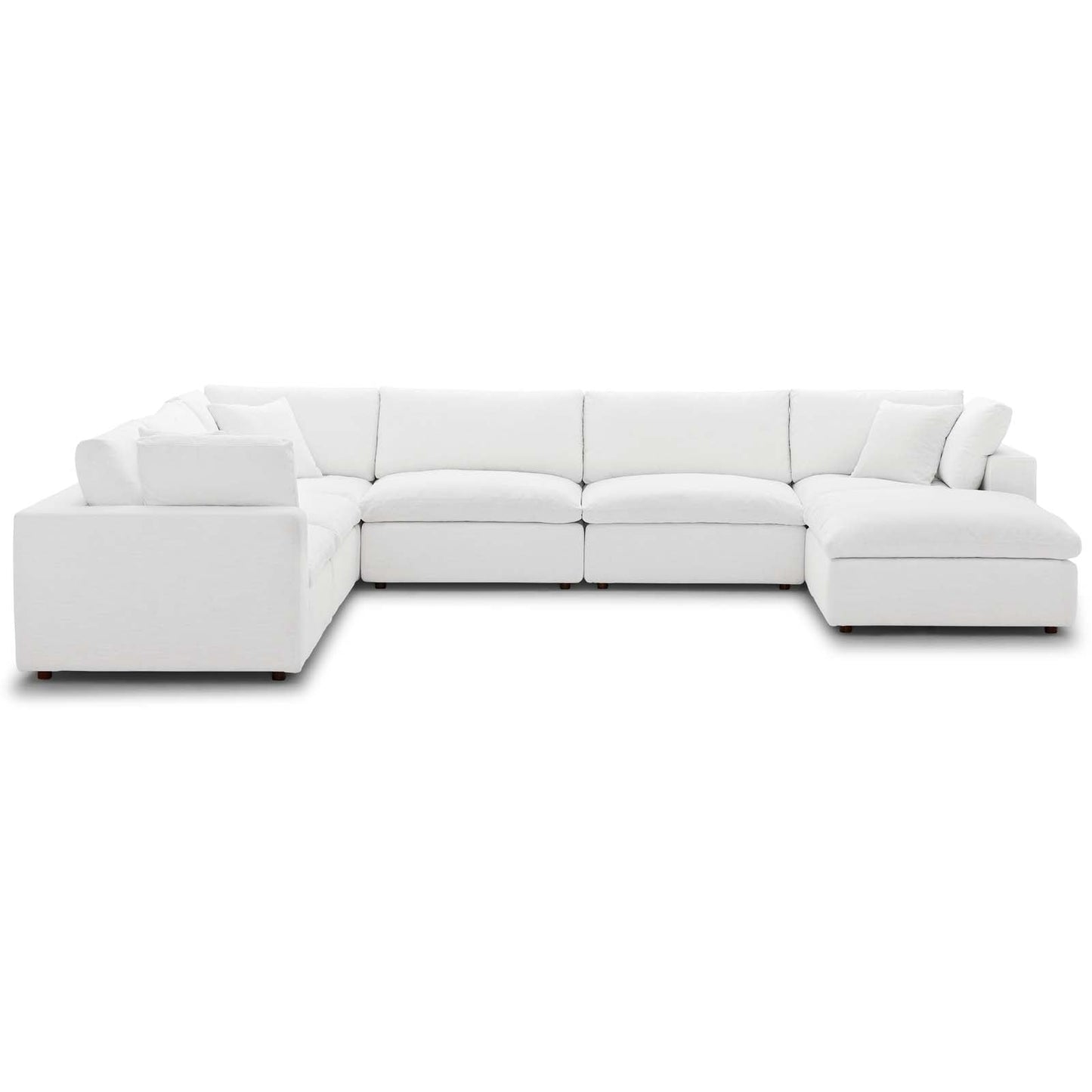 Modway Commix Down Filled Overstuffed 7 Piece Sectional Sofa Set | Sofas |