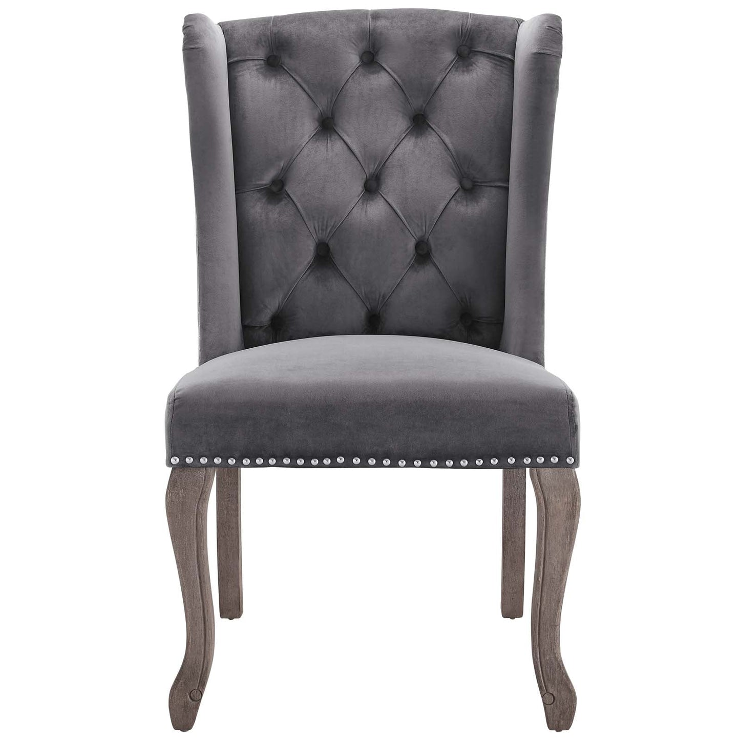 Modway Apprise French Vintage Dining Performance Velvet Side Chair | Dining Chairs