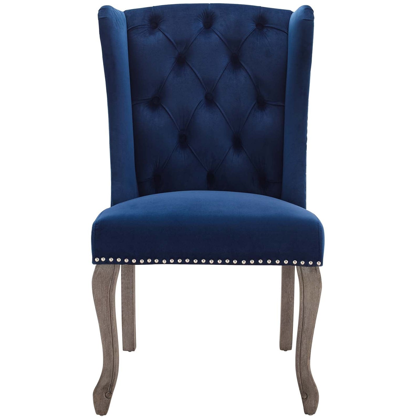 Modway Apprise French Vintage Dining Performance Velvet Side Chair | Dining Chairs |
