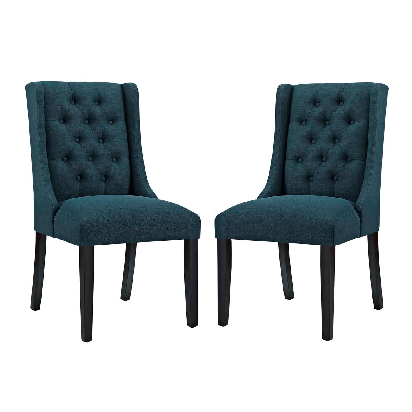 Modway Baronet Dining Chair Fabric Set of 2 | Dining Chairs