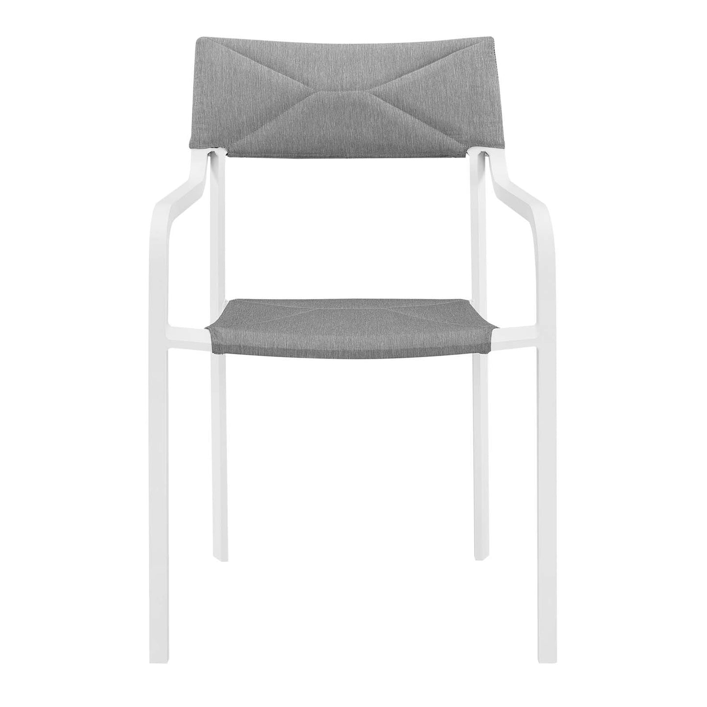 Modway Raleigh Stackable Outdoor Patio Aluminum Dining Armchair | Dining Chairs | Modishstore