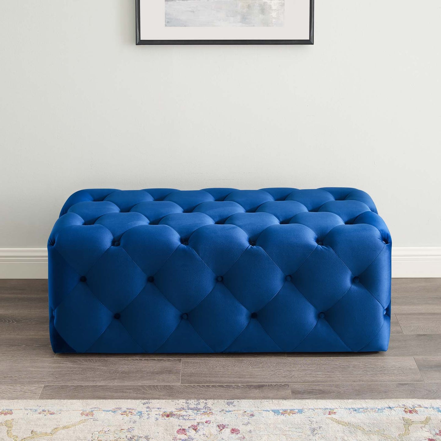 Modway Anthem 48" Tufted Button Entryway Performance Velvet Bench | Stools & Benches |