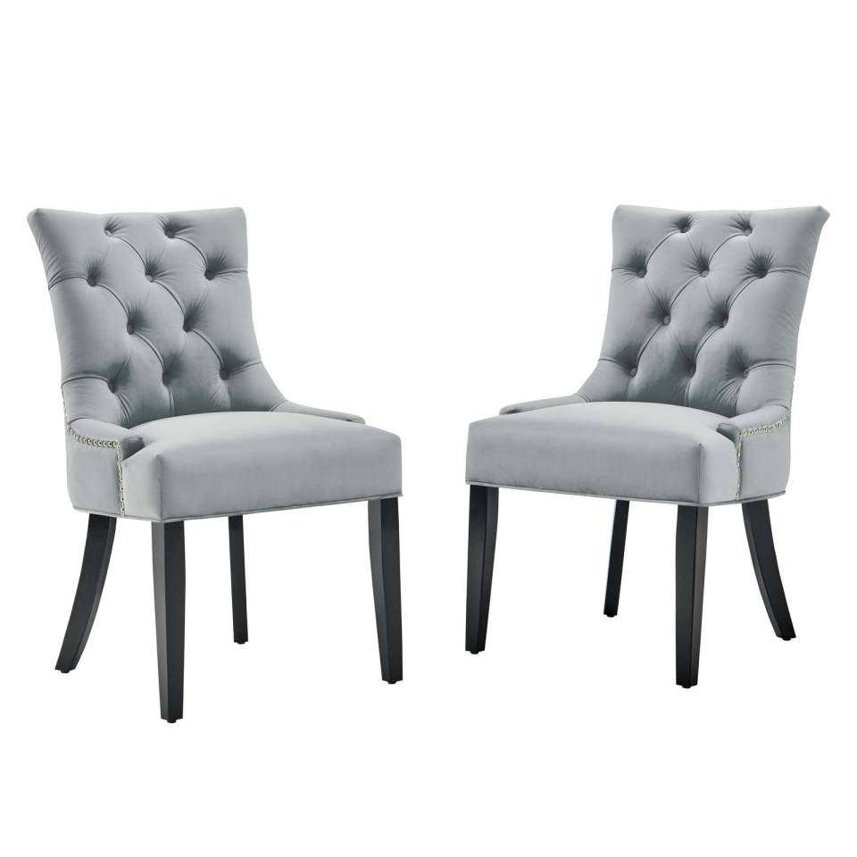 Modway Regent Tufted Performance Velvet Dining Side Chairs - Set of 2 | Side Chairs | Modishstore-3