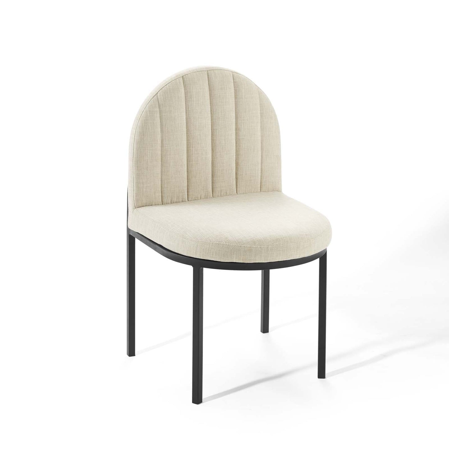 Modway Isla Channel Tufted Upholstered Fabric Dining Side Chair | Dining Chairs