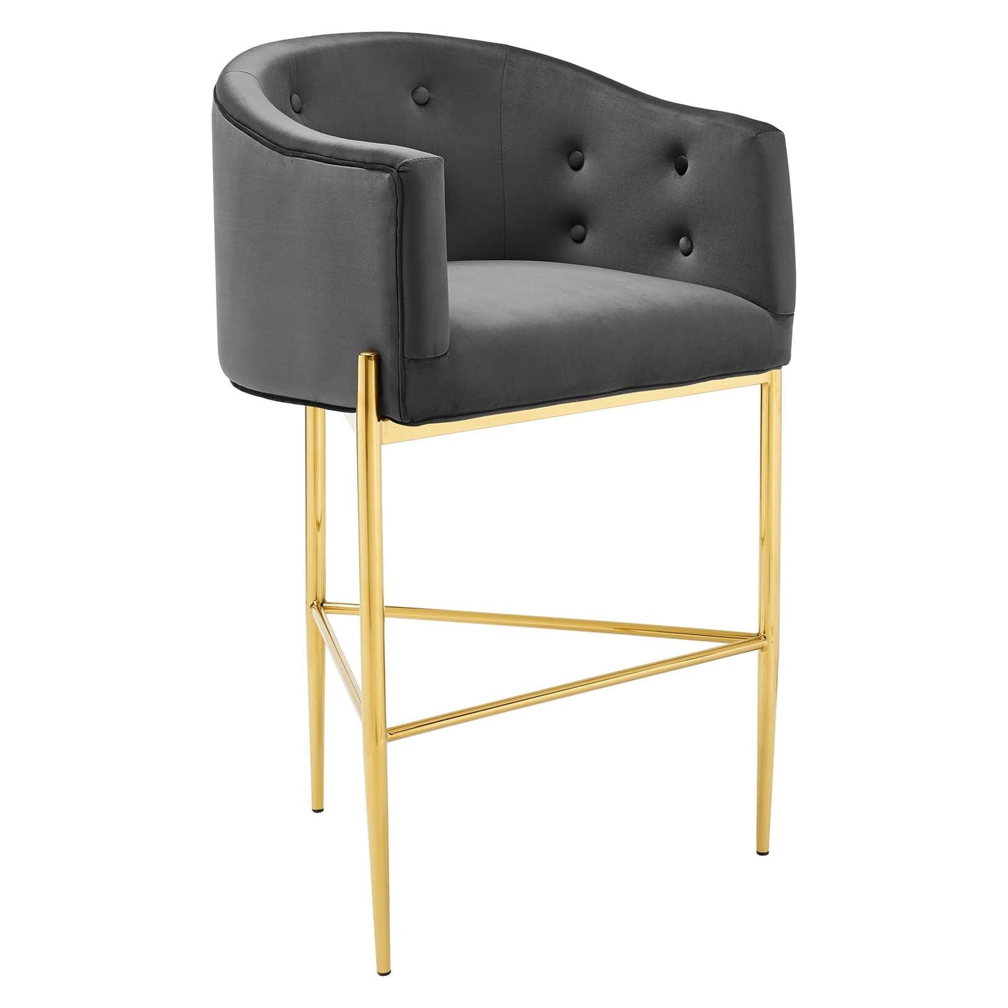 Savour Tufted Performance Velvet Bar Stool By Modway - EEI-3911 | Bar Stools | Modishstore