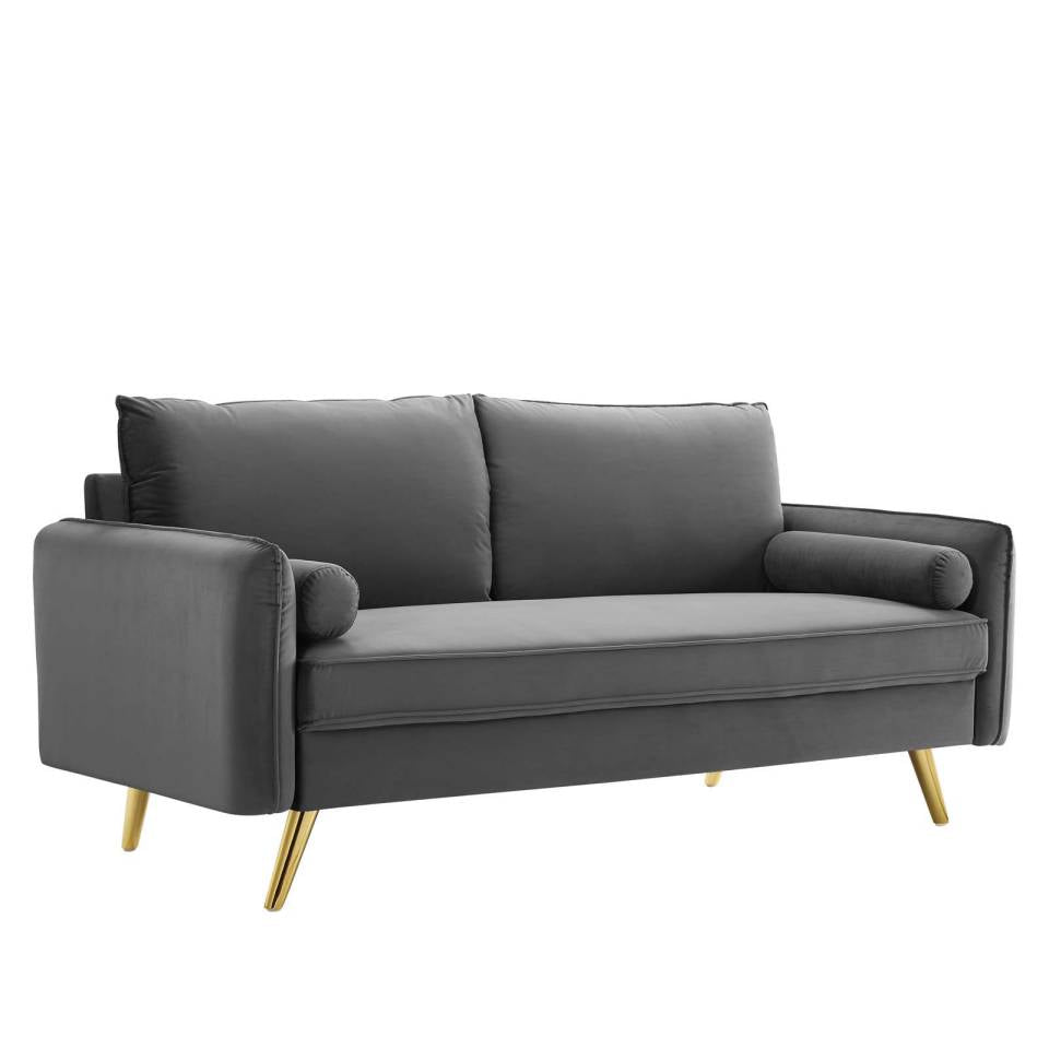 Modway Revive Performance Velvet Sofa | Sofas | Modishstore-3