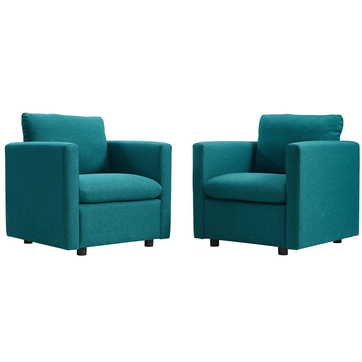 Activate Upholstered Fabric Armchair Set of 2 By Modway - EEI-4078 | Armchairs - 2
